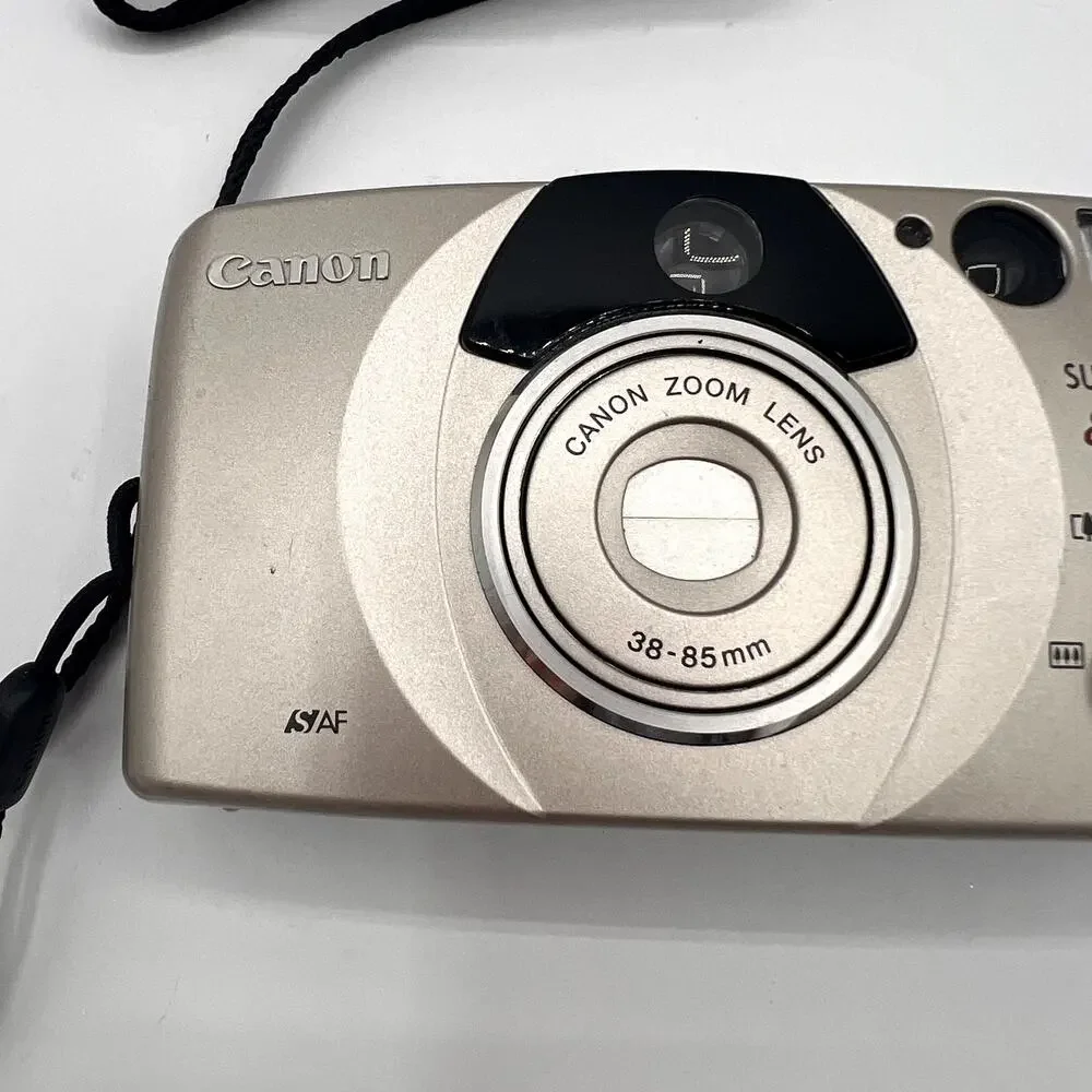 CANON Vtg Sure Shot 85 Zoom 35mm Film Camera- Powers On